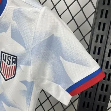 2025 Kids USA Home Kit Cheap Football Jersey Wholesale Yupoo