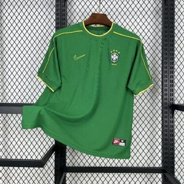 1998 Retro Brazil Goalkeeper Kit S-XXL Cheap Football Jersey Wholesale Yupoo