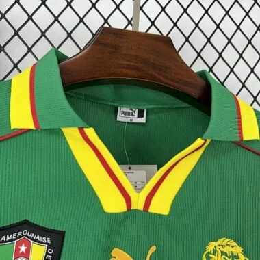 1998 Retro Cameroon Home Kit S-XXL Cheap Football Jersey Wholesale Yupoo