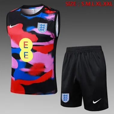 2025 Engeland mouwloze trainingssets, trainingspakken, goedkope shirts, groothandel Yupoo