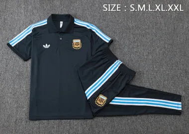 2025 Argentina Training Kits Polo Tracksuits Cheap Football Jersey Wholesale Yupoo