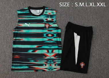 2025 Portugal Sleeveless Training Kits Tracksuits Cheap Football Jersey Wholesale Yupoo