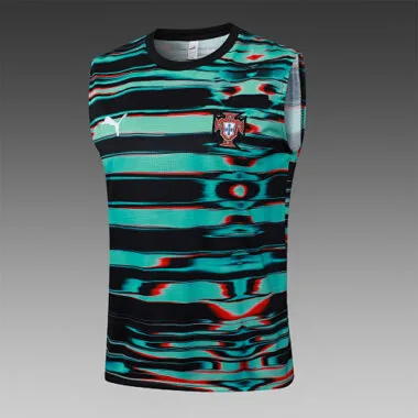2025 Portugal Sleeveless Training Kits Tracksuits Cheap Football Jersey Wholesale Yupoo