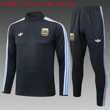 2025 Kids Argentina Training Kits Sweatshirt Tracksuits Cheap Football Jersey Wholesale Yupoo