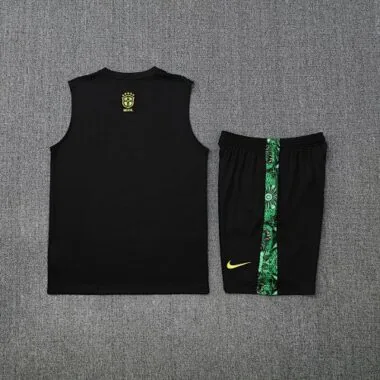 25-26 Brazil Green Jesus Training Kits Football Vest Suits Cheap Football Jersey Wholesale Yupoo