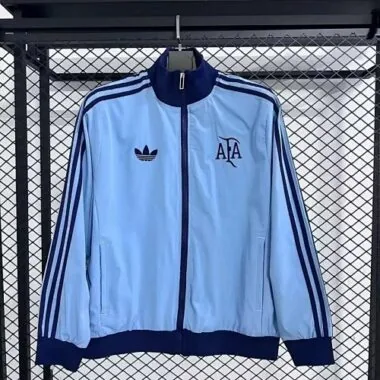 25-26 Argentina Blue Windbreaker Jacket Cheap Football Jersey Wholesale Yupoo