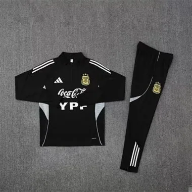 25-26 Argentina Blue Training Kits Long Football Tracksuits Cheap Football Jersey Wholesale Yupoo