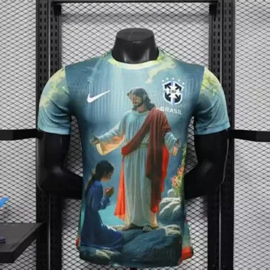 2025 Player Brazil Jesus Special Edition Kit S-XXL Cheap Football Jersey Wholesale Yupoo