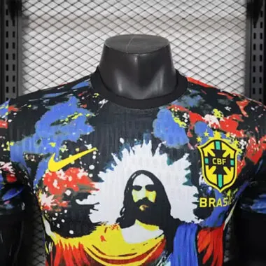 2025 Player Brazil Jesus Special Edition Kit S-XXL Cheap Football Jersey Wholesale Yupoo