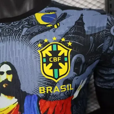 2025 Player Brazil Jesus Special Edition Kit S-XXL Cheap Football Jersey Wholesale Yupoo