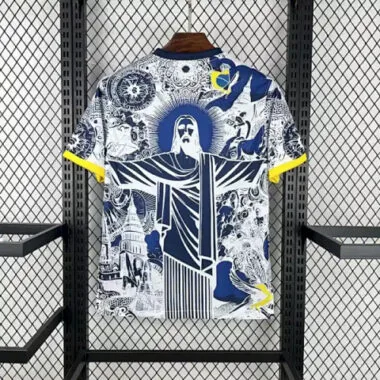 2025 Brazil Jesus Special Edition Kit S-XXL Cheap Football Jersey Wholesale Yupoo