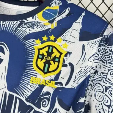 2025 Brazil Jesus Special Edition Kit S-XXL Cheap Football Jersey Wholesale Yupoo