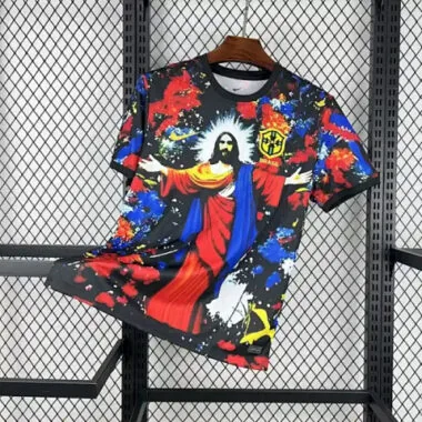 2025 Brazil Jesus Special Edition Kit S-XXL Cheap Football Jersey Wholesale Yupoo
