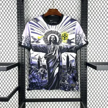 2025 Brazil Jesus Special Edition Kit S-XXL Cheap Football Jersey Wholesale Yupoo