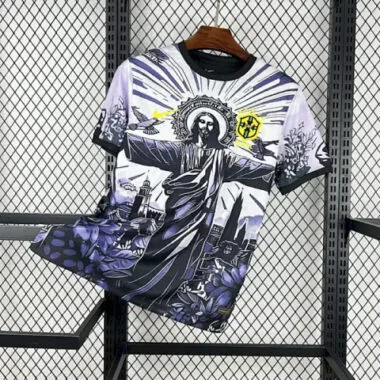 2025 Brazil Jesus Special Edition Kit S-XXL Cheap Football Jersey Wholesale Yupoo