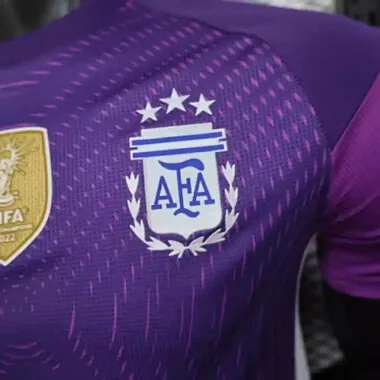 2025 Player Argentina Purple Goalkeeper Kit S-XXL Cheap Football Jersey Wholesale Yupoo