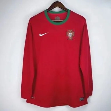 2012 Retro Portugal Home Long Sleeve Kit Vintage Shirt