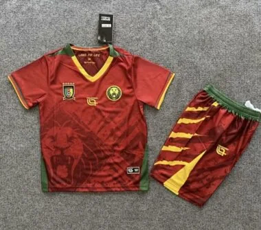 2025 Kids Cameroon Away Kit Cheap Football Jersey Wholesale Yupoo