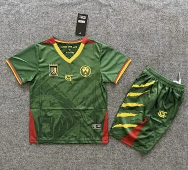 2025 Kids Cameroon Home Kit Cheap Football Jersey Wholesale Yupoo