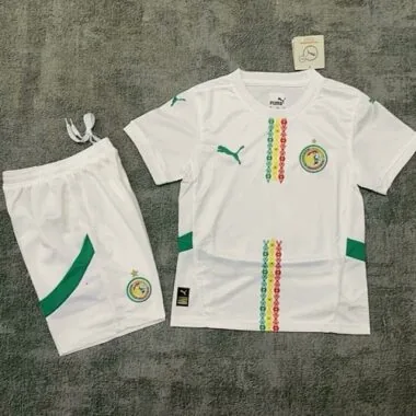 2025 Kids Senegal Home Kit Cheap Football Jersey Wholesale Yupoo