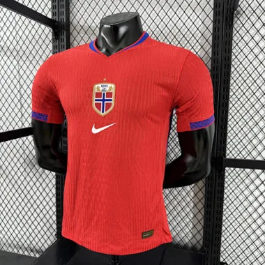 2025 Player Norway Home Kit S-2XL Cheap Football Jersey Wholesale Yupoo