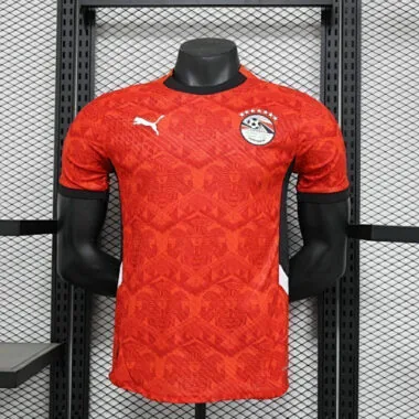 24-25 Players Egypt Home Kit Cheap Football Jersey Wholesale Yupoo