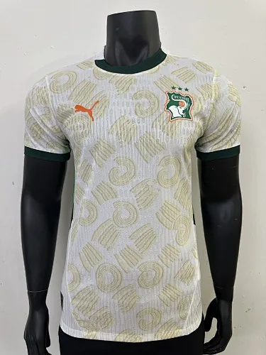 2025 Players Côte d#039;Ivoire Away Kit Cheap Football Jersey Wholesale Yupoo