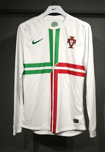 2012 Retro Player Portugal Away Kit Long Sleeve Cheap Football Jersey Wholesale Yupoo