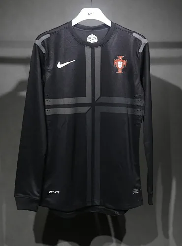 2013 Retro Player Portugal Away Kit Long Sleeve Cheap Football Jersey Wholesale Yupoo