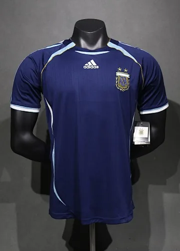 2006 Retro Player Argentina Away Kit Cheap Football Jersey Wholesale Yupoo