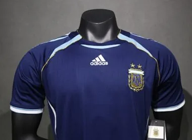 2006 Retro Player Argentina Away Kit Cheap Football Jersey Wholesale Yupoo