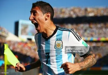 2014 Retro Player Argentina Home Kit Cheap Football Jersey Wholesale Yupoo