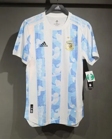 2021 Retro Player Argentina Home Kit Cheap Football Jersey Wholesale Yupoo