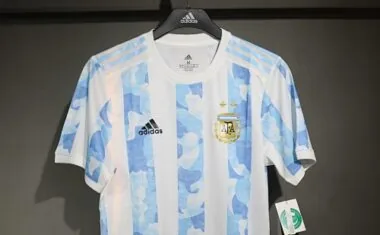 2021 Retro Player Argentina Home Kit Cheap Football Jersey Wholesale Yupoo
