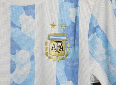 2021 Retro Player Argentina Home Kit Cheap Football Jersey Wholesale Yupoo