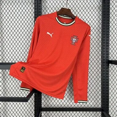 2025 Long Sleeves Portugal Home S-XXL