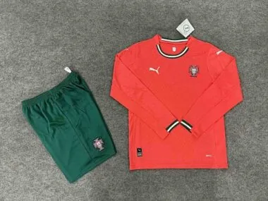 2025 Kids Long sleeves Portugal Home 16-28