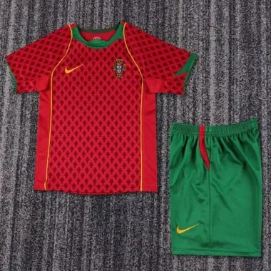 2004 Retro Kids Portugal Home Kit