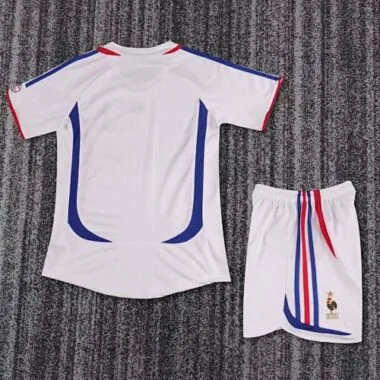 2006 Retro Kids France Away Kit