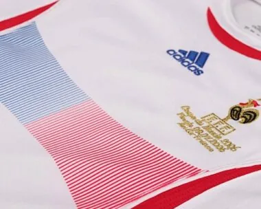 2006 Retro Kids France Away Kit