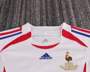 2006 Retro Kids France Away Kit