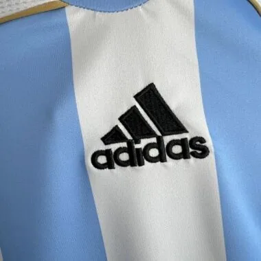 2006 Retro Long Sleeves Argentina Home S-XXL