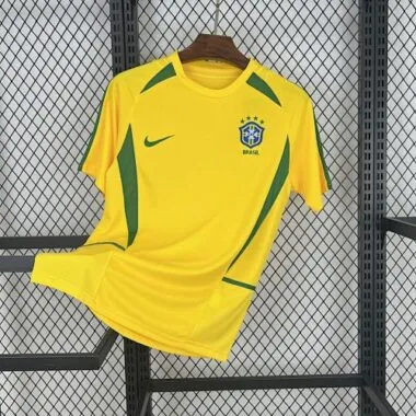 2002 Retro Brazil Home S-XXL
