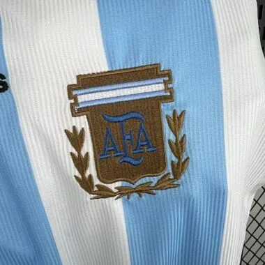 1998 Retro Long Sleeves Argentina Home S-XXL