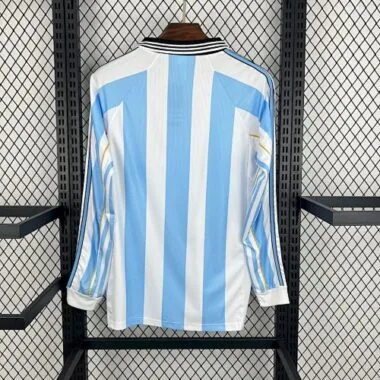 1998 Retro Long Sleeves Argentina Home S-XXL