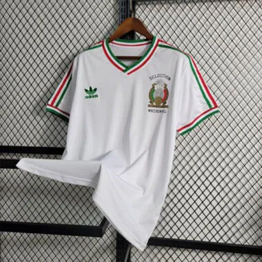 85-86 Retro Mexico Away S-XXL Cheap Soccer Jerseys