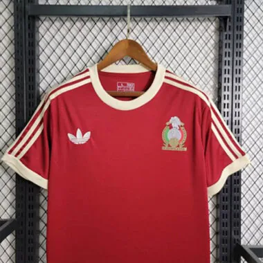 Camisetas de fútbol baratas de la temporada 85-86, estilo retro «México Rojo», tallas S-XXL