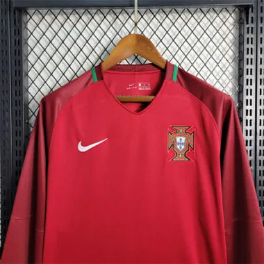 16-17 Retro Portugal Home Long Sleeve Size S-XXL