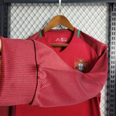 16-17 Retro Portugal Home Long Sleeve Size S-XXL