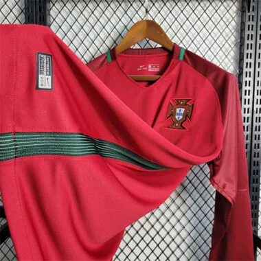 16-17 Retro Portugal Home Long Sleeve Size S-XXL